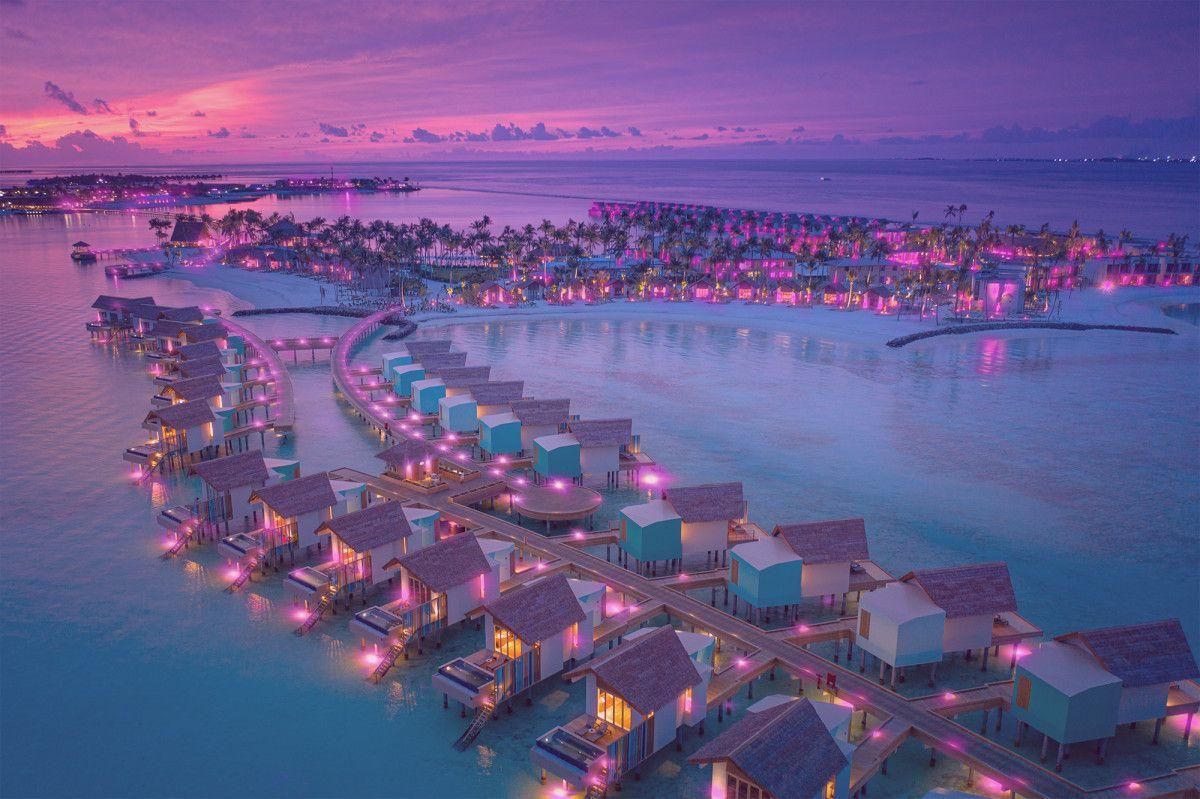 Миллионы цветных огней: как проходит розовый фестиваль на Мальдивах - Отпуск