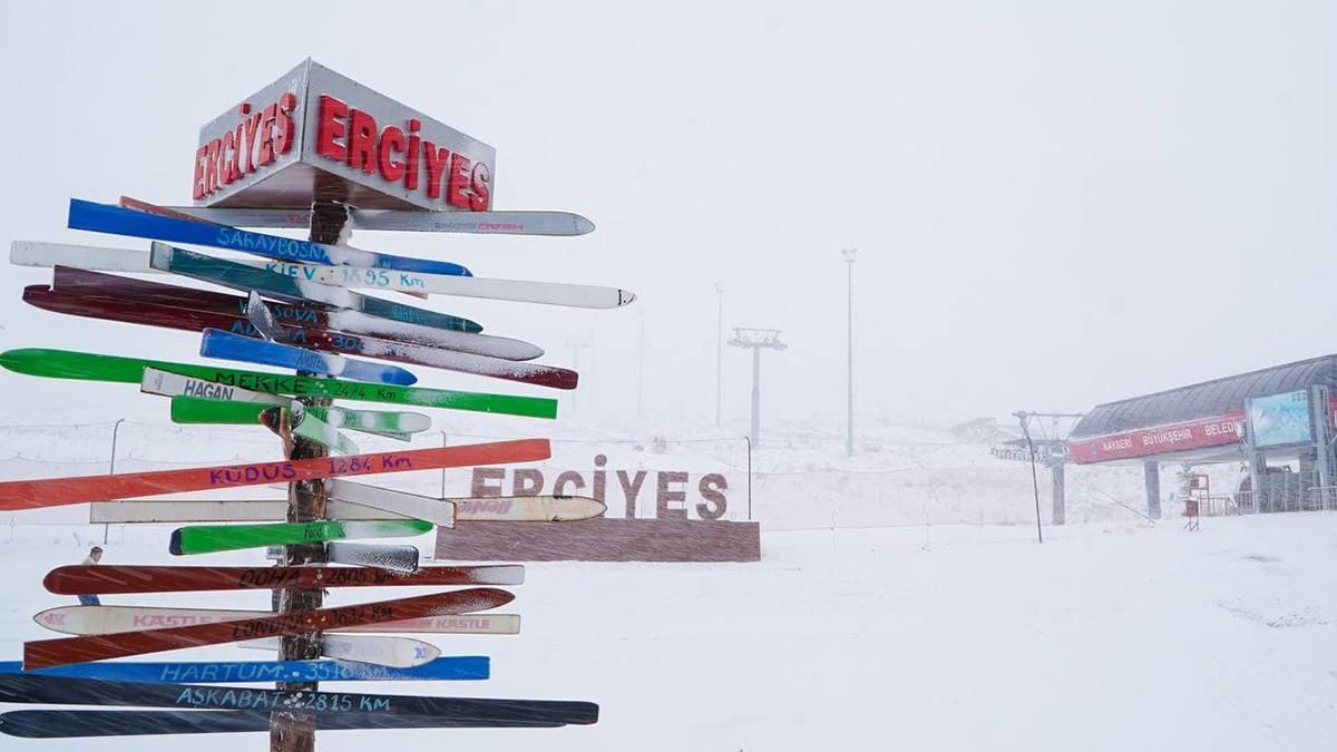 Сезон лыж почти начался: популярный турецкий курорт Эрджиес покрылся снегом - Отпуск