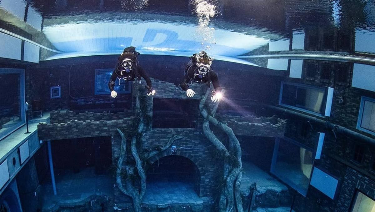 Затонувший город: как внутри выглядит самый глубокий бассейн в мире – захватывающие видео - Отпуск