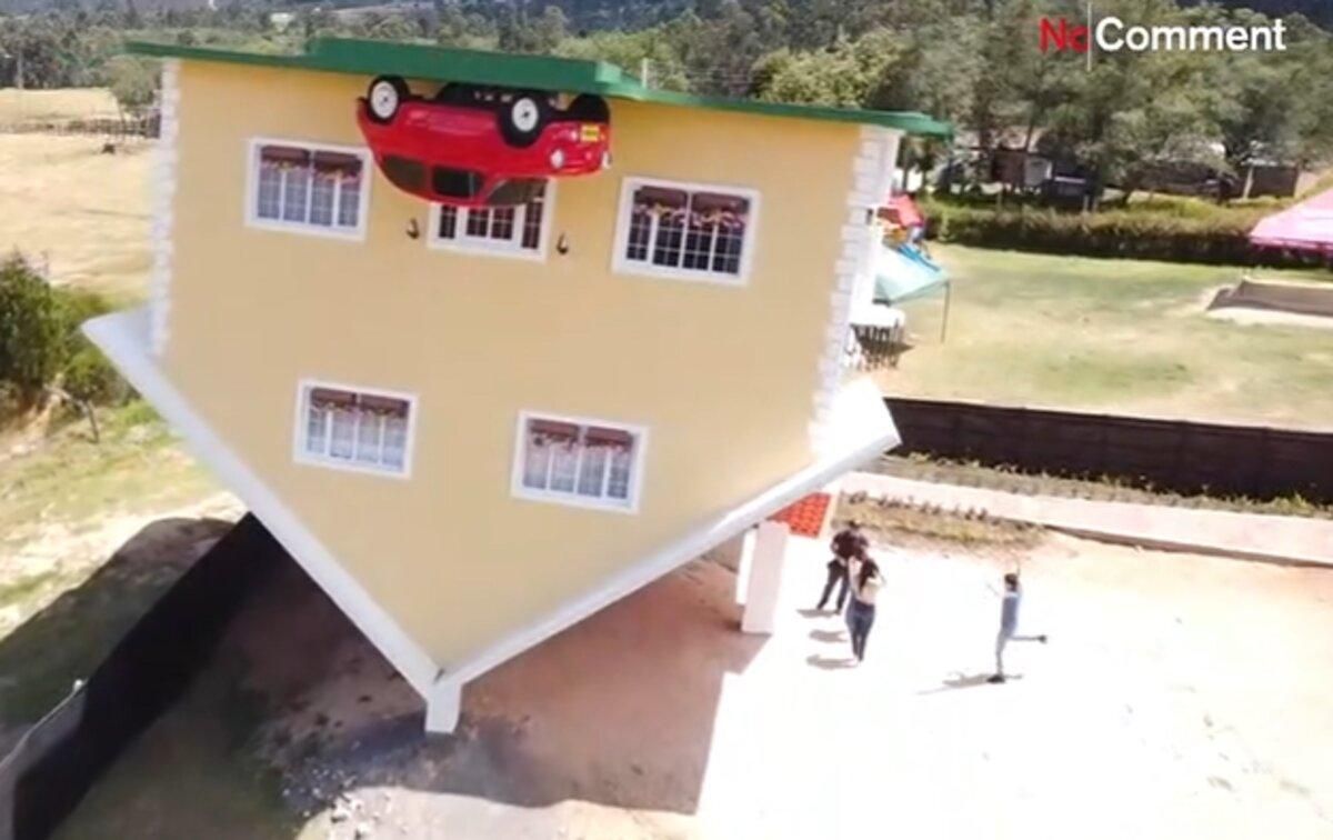 Приваблює сотні туристів: як виглядає перевернутий будинок в Колумбії - Відпустка